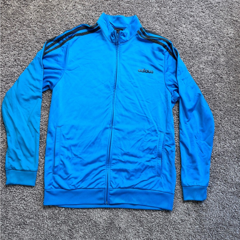 Adidas Men's Vibrant Blue Track Jacket